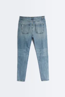 شلوار جین جذب مردانه آبی زارا