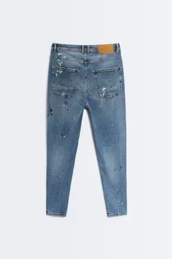 شلوار جین جذب مردانه آبی زارا