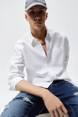 شلوار جین جذب مردانه آبی زارا