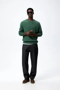 پلیور مردانه سبز زارا