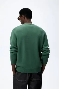 پلیور مردانه سبز زارا