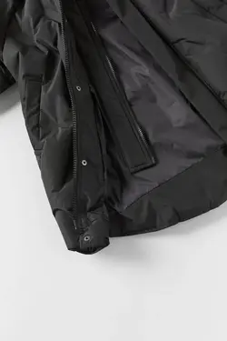 کاپشن خلبانی پسرانه مشکی زارا