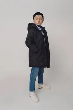 کاپشن خلبانی پسرانه مشکی زارا