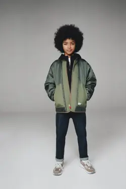 کاپشن خلبانی پسرانه خاکی زارا