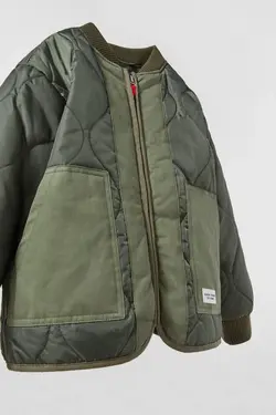 کاپشن خلبانی پسرانه خاکی زارا