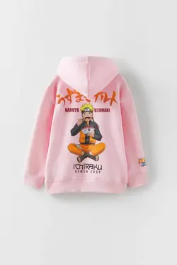 سویشرت|هودی دخترانه صورتی زارا