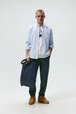 شلوار جاگر مردانه سبز زارا