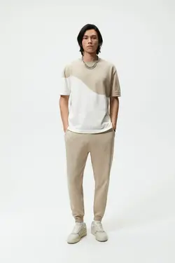 شلوار جاگر مردانه بژ زارا