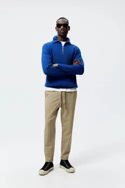 شلوار جاگر مردانه بژ زارا