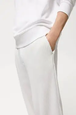 شلوار جاگر مردانه سفید زارا