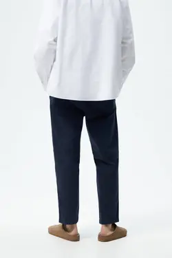 شلوار جاگر مردانه سرمه ای زارا