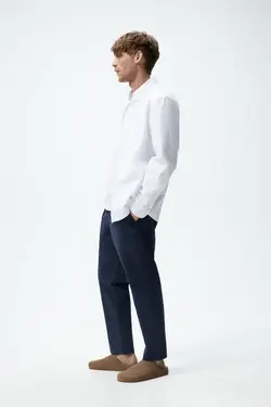 شلوار جاگر مردانه سرمه ای زارا