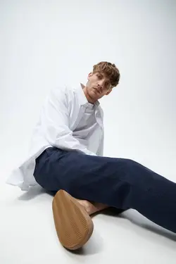 شلوار جاگر مردانه سرمه ای زارا