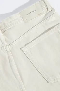 شلوار جین ریلکس فیت مردانه سفید زارا