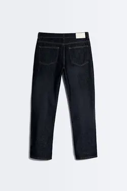 شلوار جین ریلکس فیت مردانه آبی زارا