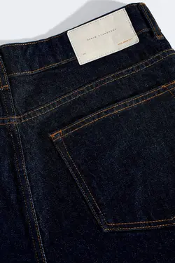 شلوار جین ریلکس فیت مردانه آبی زارا