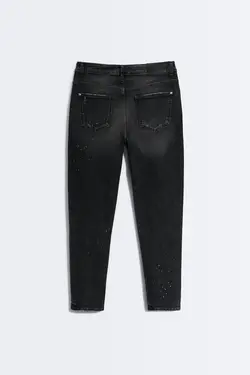 شلوار جین جذب مردانه مشکی زارا