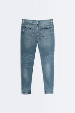 شلوار جین جذب مردانه آبی زارا