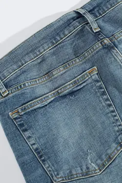 شلوار جین جذب مردانه آبی زارا