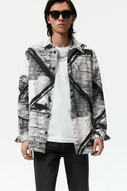 شلوار جین جذب مردانه مشکی زارا