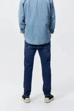 شلوار جین جذب مردانه آبی زارا