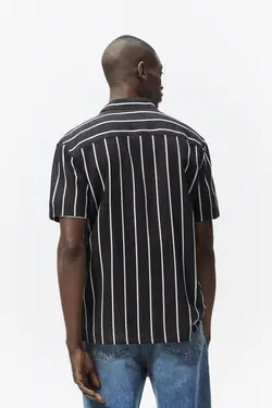 پیراهن آستین کوتاه مردانه مشکی زارا