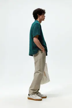 پیراهن آستین کوتاه مردانه سبز زارا