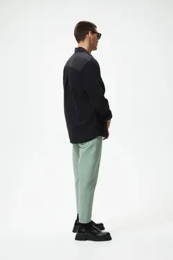 شلوار جین اسلیم فیت مردانه سبز زارا