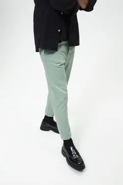 شلوار جین اسلیم فیت مردانه سبز زارا