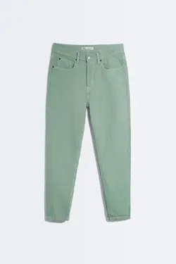 شلوار جین اسلیم فیت مردانه سبز زارا