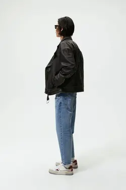 شلوار جین ریلکس فیت مردانه آبی زارا