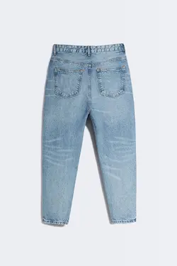 شلوار جین ریلکس فیت مردانه آبی زارا