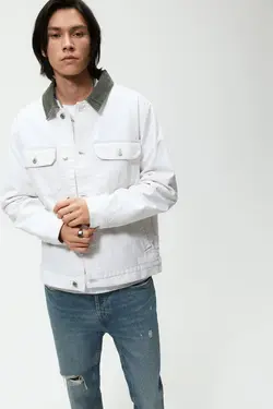 شلوار جین اسلیم فیت مردانه آبی زارا