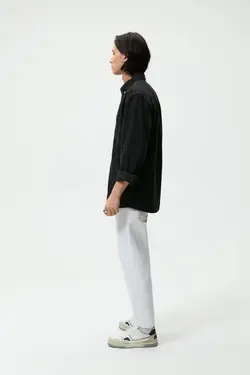 شلوار جین اسلیم فیت مردانه سفید زارا