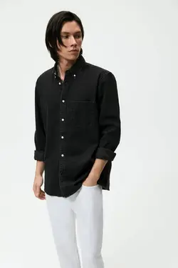 شلوار جین اسلیم فیت مردانه سفید زارا