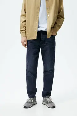 شلوار جین اسلیم فیت مردانه آبی زارا