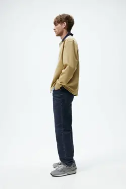 شلوار جین اسلیم فیت مردانه آبی زارا