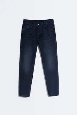 شلوار جین اسلیم فیت مردانه آبی زارا