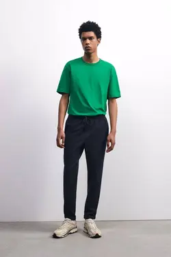 شلوار جاگر مردانه سرمه ای زارا