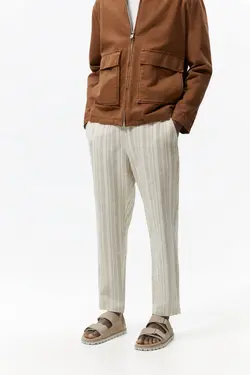 شلوار جاگر مردانه سفید زارا