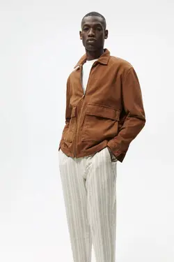 شلوار جاگر مردانه سفید زارا