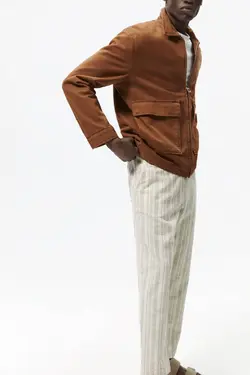 شلوار جاگر مردانه سفید زارا