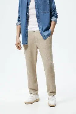 شلوار جاگر مردانه بژ زارا