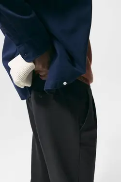 شلوار جاگر مردانه خاکستری زارا