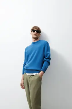 شلوار جاگر مردانه خاکی زارا