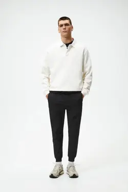 شلوار جاگر مردانه مشکی زارا