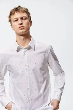 پیراهن رسمی مردانه سفید زارا