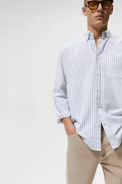 پیراهن رسمی مردانه سبز زارا