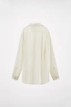 شومیز زنانه سفید تیره زارا