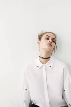 شومیز زنانه سفید زارا